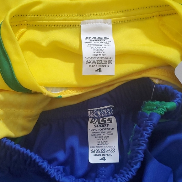 Rass Sport Brazil 4 Soccer Kit New w/Tag Brasil - Picture 4 of 6